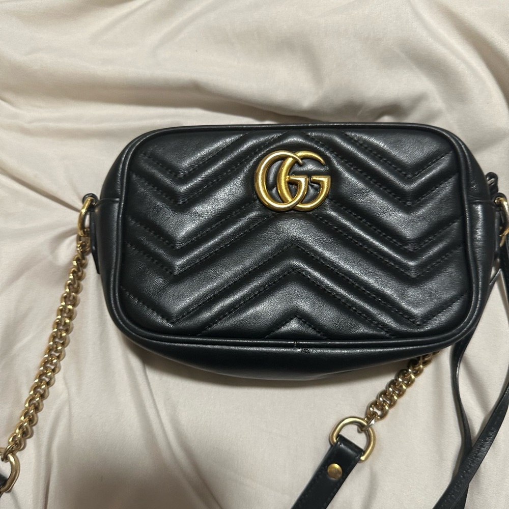 Black Gucci bag